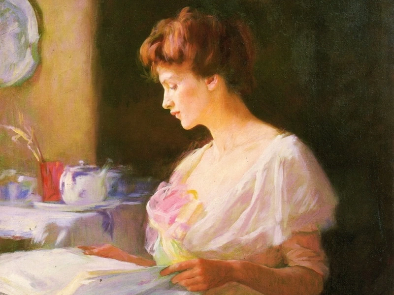 1855-Ellen Day Hale - Notizie del mattino